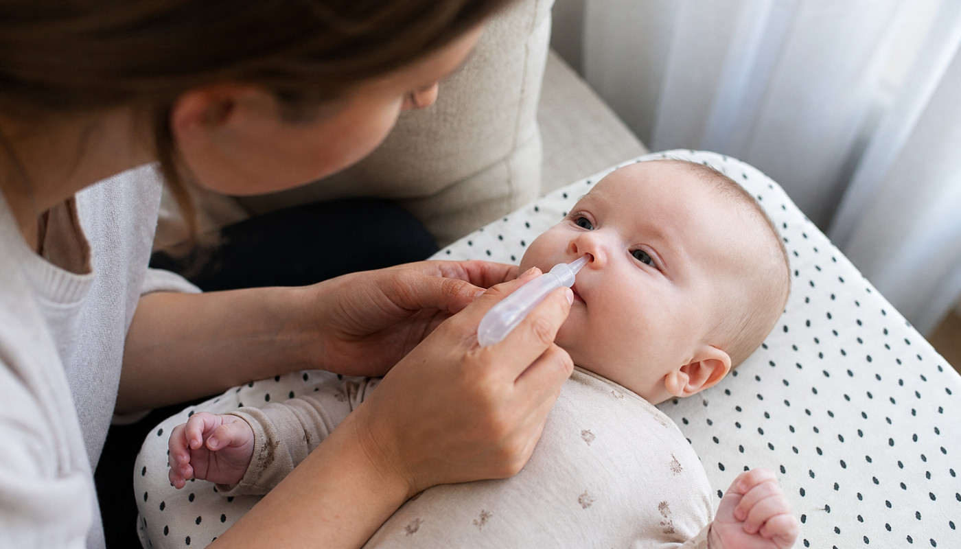 Comment nettoyer le nez d'un bébé ?